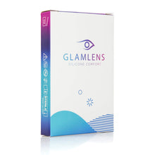 Carica l'immagine nel visualizzatore di Gallery, GLAMLENS Lenti a contatto colorate grigio Pisa Grey - mensili - con porta lenti a contatto -grigie naturali in silicone 