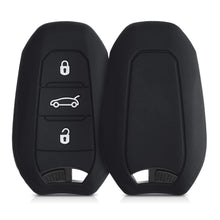 Carica l'immagine nel visualizzatore di Gallery, kwmobile Cover Chiavi Auto Compatibile con Peugeot Citroën Smart Key 3 Tasti (Keyless Go) - Custodia Protettiva Chiave A