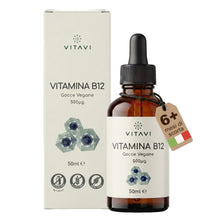 Carica l'immagine nel visualizzatore di Gallery, Vitamina B12 Gocce 500 mcg - 50 ml, Vegana, Sublinguale