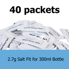 Carica l'immagine nel visualizzatore di Gallery, CROING - 40 x Sale + 1 x Neti Lota Bottiglia (300ml) - Irrigatore Nasale per Lavaggi Nasali Neti Pot per Irrigazione Nas