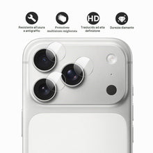 Carica l'immagine nel visualizzatore di Gallery, GIOPUEY [Super Sottile 4 Pezzi Pellicola Fotocamera Compatibile con iPhone 17 PRO, HD Vetro Temperato [Resistente ai Gra