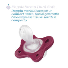 Carica l'immagine nel visualizzatore di Gallery, Chicco Gommotto Dual Soft, Ciuccio in Silicone 2-6 Mesi, Bicolore, Set di Gommotti con Doppia Morbidezza, Supportano la 