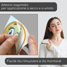 Carica l'immagine nel visualizzatore di Gallery, iSecur Set 10 adesivi fori di proiettile nero/grigio - kfz153