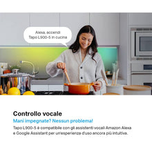 Carica l'immagine nel visualizzatore di Gallery, TP-Link Tapo L900-5 Striscia LED Smart WiFi RGB 5m Alexa Google Senza Hub