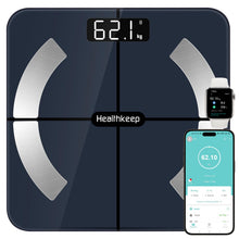 Carica l'immagine nel visualizzatore di Gallery, Bilancia Intelligente Impedenziometrica Bluetooth con App, Bilancia Digitale Smart per Grasso Corporeo, BMI, Peso, Massa