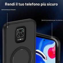 Carica l'immagine nel visualizzatore di Gallery, Tawarror Cover Magnetica per Xiaomi Redmi Note 9S/ Note 9 Pro, Traslucida Opaca Custodia per Redmi Note 9S PC Posteriore
