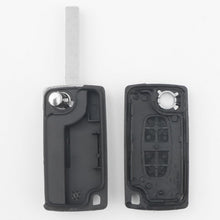 Carica l'immagine nel visualizzatore di Gallery, Guscio Chiave Auto 2 Tasti CE0523 HU83 Compatibile con Peugeot 207 307 308