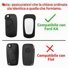 Carica l'immagine nel visualizzatore di Gallery, JZK portachiavi di ricambio a 3 pulsanti per Ford Ka, telecomando per auto, cover per chiave auto per Ford KA MK2 2008-2