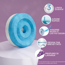 Carica l'immagine nel visualizzatore di Gallery, Ariasana Tripack Lavanda, Ariasana Aero 360° Ricarica per Dispositivi con Capacità ≥ 450g, Tab Profumate Assorbi Umidità