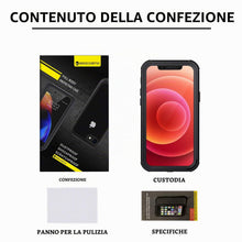 Carica l'immagine nel visualizzatore di Gallery, seacosmo Cover per iPhone 12/12 Pro, Custodia Rugged Antiurto 360 Gradi con Protezione Schermo Integrata, Case Doppia Fa