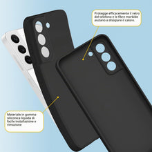 Carica l'immagine nel visualizzatore di Gallery, Vauki Cover Compatibile con Samsung Galaxy S22 5G con 2 Pezzi Pellicola Vetro Temperato, Gomma Gel di Silicone Liquida A