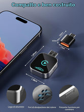Carica l'immagine nel visualizzatore di Gallery, Adattatore Wireless CarPlay e Android Auto USB/Type-C iOS10+ Android11+