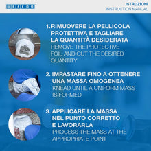 Carica l'immagine nel visualizzatore di Gallery, WEICON Barretta Acqua | 2 Componenti Adesivo Speciale | Resina Epossidica | Riparazione Rapida Di Ratori, Piscina, Marit