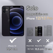 Carica l'immagine nel visualizzatore di Gallery, JETech Cover in Silicone per iPhone 12/12 Pro, Nero