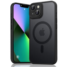 Carica l'immagine nel visualizzatore di Gallery, YLK Cover Magnetic per iPhone 13, Custodia Protettiva Completa con Magsafe,Traslucida Opaca Posteriore Sottile Antiurto 