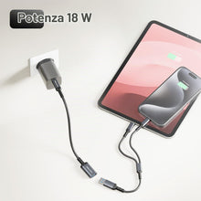 Carica l'immagine nel visualizzatore di Gallery, deleyCON 2x Adattatore USB-C a USB 10 Gbps OTG - Spina C a Presa A - Cavo per iPhone 17/16/15 Air/Pro/Max, Galaxy S25/S2
