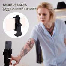 Carica l'immagine nel visualizzatore di Gallery, Supporti per Telefono Cellulare, Bastone Selfie Treppiede Migliorato, Supporto smartphone cavalletto Attacco smartphone 