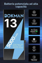 Carica l'immagine nel visualizzatore di Gallery, bokman Batteria per iPhone 13, 5000mAh Alta Capacità, Kit di Riparazione