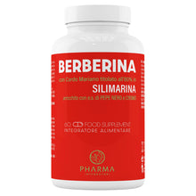Carica l'immagine nel visualizzatore di Gallery, Berberina 500 mg con Silimarina – Cardo Mariano e Cromo – 60 Capsule