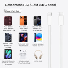 Carica l'immagine nel visualizzatore di Gallery, caricabatterie Compatibile con Airpods 4,20 W USB C AirPods Pro (2a genere), cavo di ricarica per cuffie, usb-c to USB C