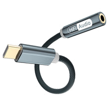 Carica l'immagine nel visualizzatore di Gallery, YISH Adattatore USB C Jack 3.5mm：Audio Aux USB Tipo C a Jack Adattatore con Chip DAC per 3.5mm Cuffie Compatibile con iP