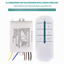 Carica l'immagine nel visualizzatore di Gallery, Interruttore con Telecomando 220V, Interruttore Luce Senza Fili a 4 Vie