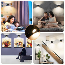 Carica l'immagine nel visualizzatore di Gallery, HOTUT Lampada da Parete,Applique da Parete per Interni con Telecomando,Lampada Led con Illuminazione Ambientale RGB, Lum