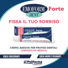 Carica l'immagine nel visualizzatore di Gallery, Emoform Dent Forte, crema adesiva per protesi - tubo da 70 gr