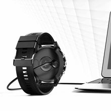Carica l'immagine nel visualizzatore di Gallery, Caricatore per Garmin Instinct/Instinct 2 2S 2X 3 / Solar/Solar Tactical, 2Pezzi USB Caricabatterie Cavo per Ricarica Ra