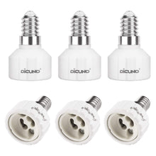 Carica l'immagine nel visualizzatore di Gallery, DiCUNO Adattatore da E14 a GU10, Socket Converter Socket Adapter, 6 Pezzi