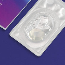 Carica l'immagine nel visualizzatore di Gallery, GLAMLENS Lenti a contatto colorate grigio Pisa Grey - mensili - con porta lenti a contatto -grigie naturali in silicone 