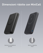 Carica l'immagine nel visualizzatore di Gallery, Anker Power Bank MagSafe (MagGo) 622 5000mAh Magnetico Nero