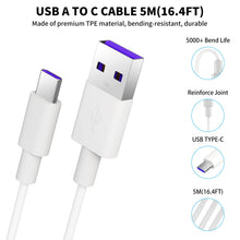 Carica l'immagine nel visualizzatore di Gallery, ACAGET 5M Cavo USB Type-C Extra Lungo per Mi Camera 2K Magnetic Mount