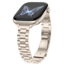 Carica l'immagine nel visualizzatore di Gallery, Sottile Cinturino Compatibile con Cinturino Apple Watch 42(S12-10)/41/40/38mm, Elegante Cinturini in Acciaio Inossidabil