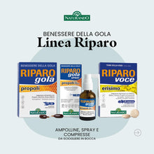 Carica l'immagine nel visualizzatore di Gallery, Naturando Riparo Gola Spray a base di Propoli ed estratti vegetali - Rapido Sollievo per Gola e Faringe - 25 ML