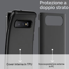 Carica l'immagine nel visualizzatore di Gallery, JETech Cover Impieghi Gravosi per Samsung Galaxy S10, Nero