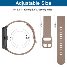 Carica l'immagine nel visualizzatore di Gallery, 3 Pezzi Tobfit Cinturino per Amazfit GTS/Amazfit GTS 2/Amazfit GTS 2 Mini, 20mm, in Silicone Sportivo per Amazfit Bip/Bi