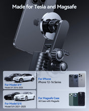 Carica l'immagine nel visualizzatore di Gallery, Supporto Cellulare per Tesla Model 3 Model Y Model S Model X MagSafe Supporto Cellulare Auto Magnetico per iPhone 12-17 