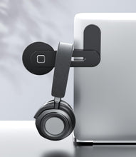 Carica l'immagine nel visualizzatore di Gallery, CloudValley Supporto regolabile per laptop, supporto magnetico per telefono, in alluminio, sottile, per monitor del comp