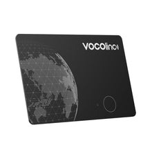 Carica l'immagine nel visualizzatore di Gallery, VOCOlinc Air Tag Card Compatibile con Android Google Funzioni Trova o iOS Apple Dov'è App, Ricaricabile Wallet Tracker C