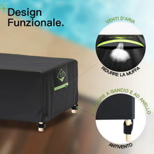 Carica l'immagine nel visualizzatore di Gallery, AWNIC Copri Sdraio da Giardino con Prese D'aria Resistente allo Strappo, Copertura Sdraio da Esternoo, Copri Lettino da 