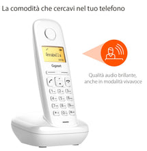 Carica l'immagine nel visualizzatore di Gallery, Gigaset A170 Telefono Portatile, Display Grafico Illuminato, Bianco