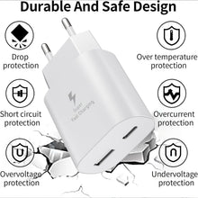 Carica l'immagine nel visualizzatore di Gallery, 25W USB C Caricabatterie veloce,Adattatore,Alimentazione,Per:Samsung Galaxy