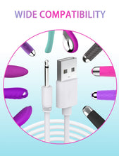 Carica l'immagine nel visualizzatore di Gallery, Cavo di ricarica USB DC da 2,5 mm di ricambio per cavo di ricarica - 2 pezzi