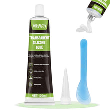 Carica l'immagine nel visualizzatore di Gallery, 100ml Silicone Trasparente Sigillante,Impermeabile, Resistente Agli Adesivi