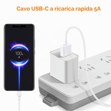 Carica l'immagine nel visualizzatore di Gallery, 120W 6A Cavo USB Type-C 1m per Xiaomi Redmi Note 15 14 13 12 11Pro 12 11s