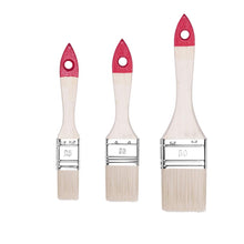 Carica l'immagine nel visualizzatore di Gallery, M7 Set di 3 Pennelli Piatti: 1" (ca. 25 mm), 1,5" (ca. 38 mm), 2" (ca. 50 mm) – Serie 30 - Setole Sintetiche, da Pittura