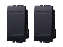 Carica l'immagine nel visualizzatore di Gallery, 2 Pezzi Invertitore Compatibile Con Bticino Living Light (Nero)