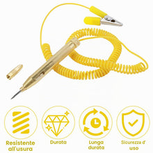 Carica l'immagine nel visualizzatore di Gallery, Penna Testa Tensione per Veicoli | Tester Tensione DC 6V 12V 24V | Tester Elettrico | Tester Fusibile Auto | Penna Teste