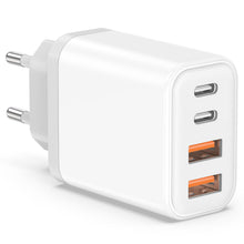 Carica l'immagine nel visualizzatore di Gallery, Caricatore USB C Alimentatore - 45W Presa Rapido Replacement for iPhone 16 15 14 13 12 11 Pro Max Plus Mini SE 2020 XS XR,Pad,4-Port USB C Spina Caricabatterie Carica Batterie USBC Cellulare